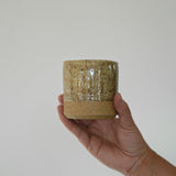 Handmade Speckled Stone Tumbler Oatmeal 7oz