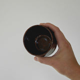 Handmade_Speckled_Stone_Tumbler_Terra_Cotta_top